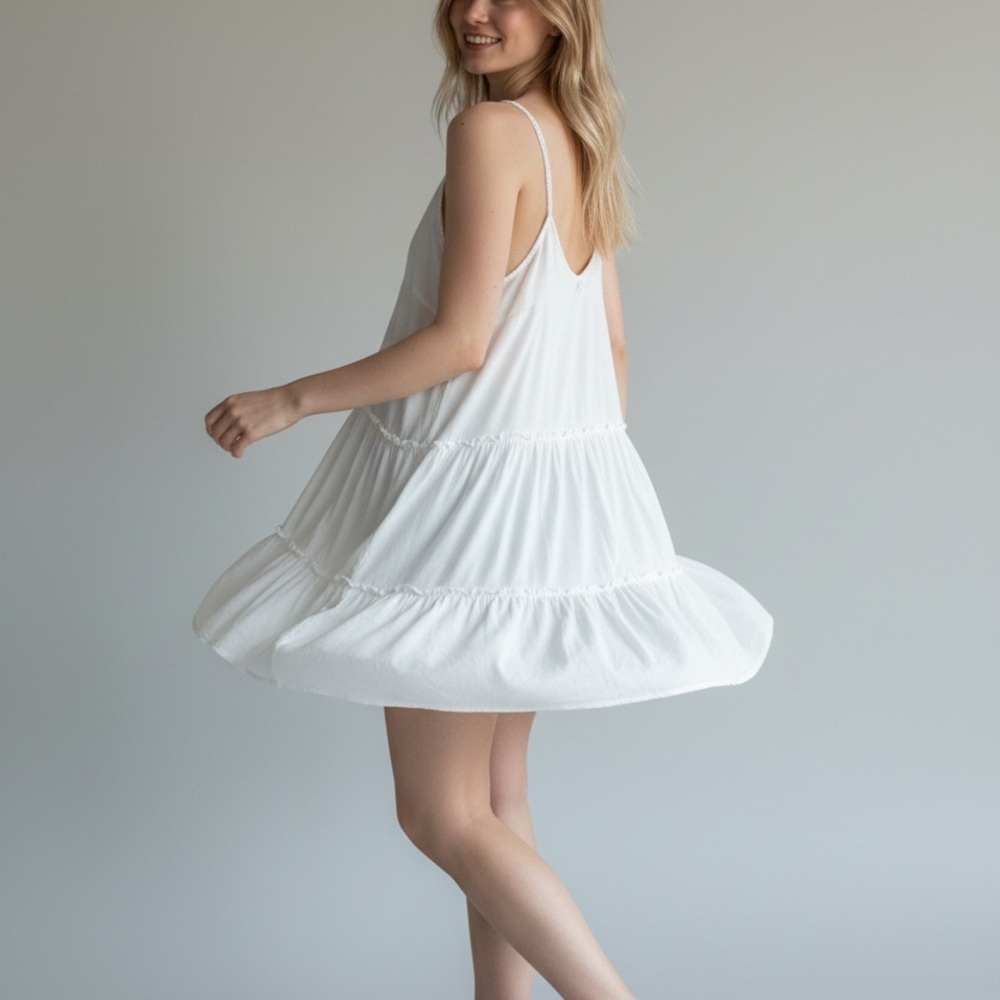 NWT-Area Stars White Slip Dress- M- Nordstrom
